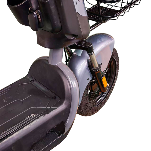 Велосипед с электромотором SPARK R7 14" 60V/800W/25Ah серый
