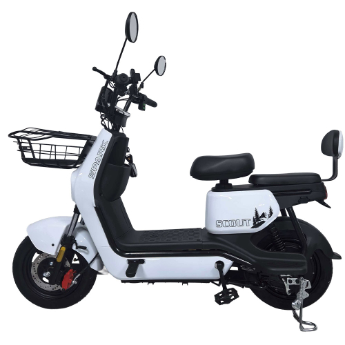 Велосипед с электромотором SPARK SCOUT 14" 60V/1000W/25Ah белый