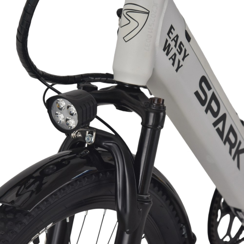 Велосипед с электромотором SPARK E-CITY EASY WAY 17" 48V/500W/12,5Ah серый матовый