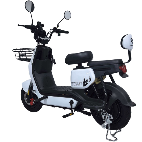 Велосипед с электромотором SPARK SCOUT 14" 60V/1000W/25Ah белый
