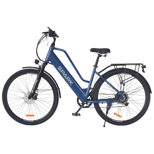 Велосипед с электромотором SPARK E-CITY EASY G0 18" 48V/500W/12,5Ah синий