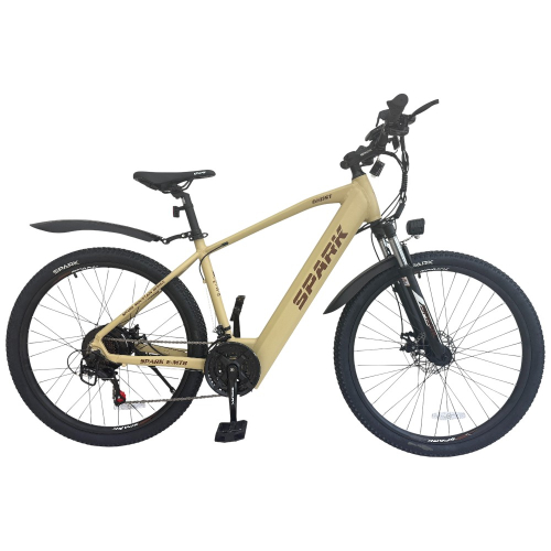 Велосипед с электромотором SPARK E-MTB GHOST 15" 48V/500W/12,8Ah бежевый (м)