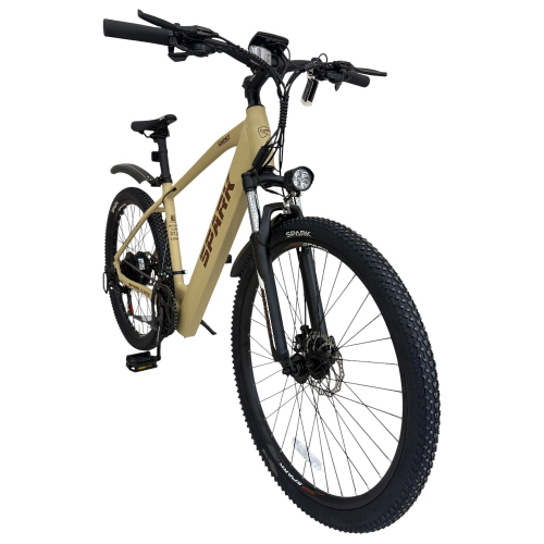Велосипед с электромотором SPARK E-MTB GHOST 15" 48V/500W/12,8Ah бежевый (м)