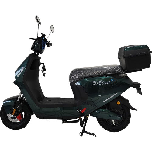 Велосипед с электромотором SPARK RUN EVO 14" 72V/1200W/20Ah зеленый