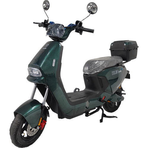Велосипед с электромотором SPARK RUN EVO 14" 72V/1200W/20Ah зеленый