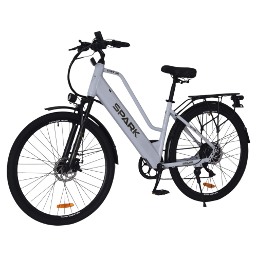 Велосипед с электромотором SPARK E-CITY EASY G0 18" 48V/500W/12,5Ah серый