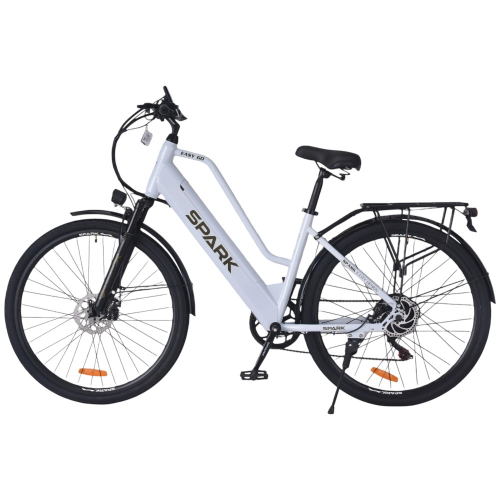 Велосипед с электромотором SPARK E-CITY EASY G0 18" 48V/500W/12,5Ah серый