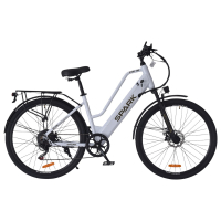 Велосипед с электромотором SPARK E-CITY EASY G0 18" 48V/500W/12,5Ah серый