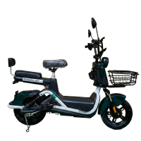Велосипед с электромотором SPARK R7 14" 60V/800W/25Ah зелёный