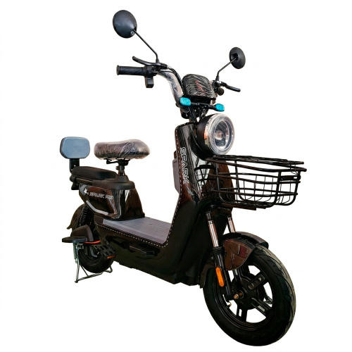 Велосипед с электромотором SPARK R9 14" 60V/800W/20Ah LiFePO4 чёрный