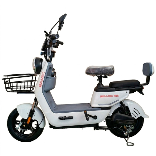 Велосипед с электромотором SPARK R9 14" 60V/800W/20Ah LiFePO4 белый