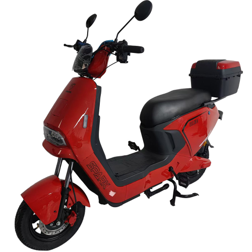 Велосипед с электромотором SPARK RUN 14" 60V/1000W/25Ah красный