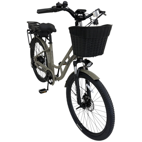 Велосипед с электромотором SPARK E-CITY LITE 17" 48V/500W/12,8Ah серый