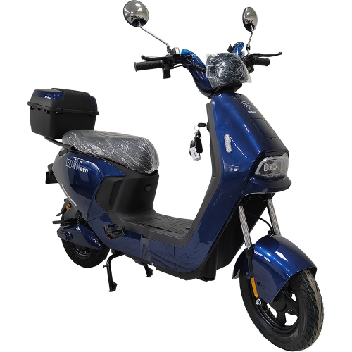 Велосипед с электромотором SPARK RUN EVO 14" 72V/1200W/20Ah синий
