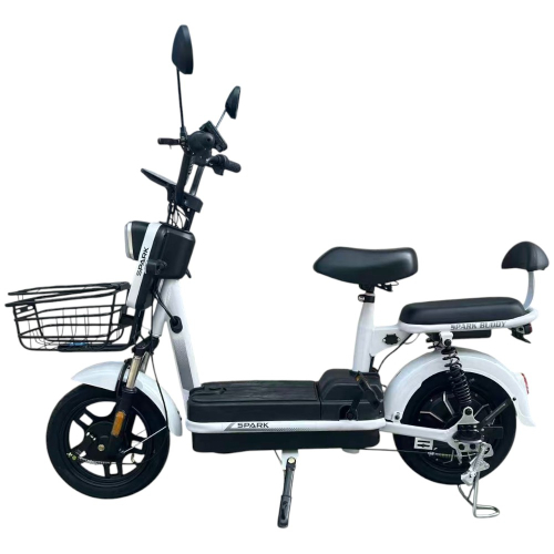 Велосипед з електромотором SPARK BUDDY 14" 48V/500W/12Ah білий