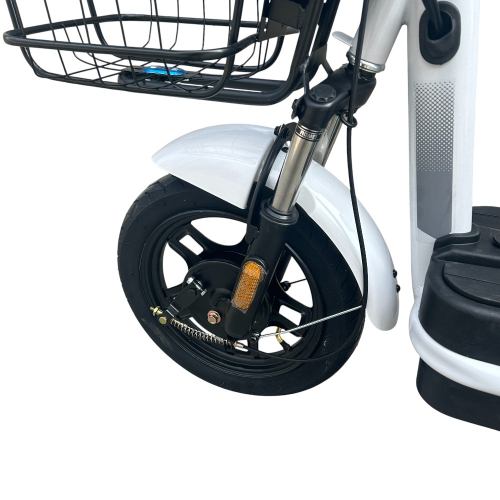 Велосипед з електромотором SPARK BUDDY 14" 48V/500W/12Ah білий