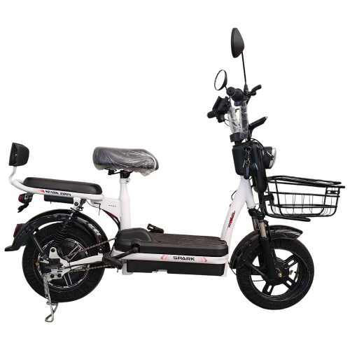 Велосипед з електромотором SPARK ZIPPY 14" 48V/400W/12Ah чорний