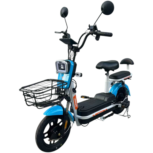 Велосипед з електромотором SPARK BLOOM 14" 48V/400W/12Ah синій