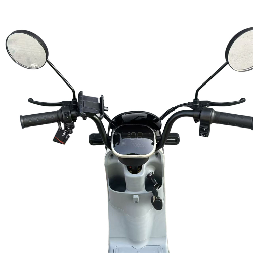Велосипед з електромотором SPARK AMP 14" 48V/800W/25Ah білий із сірим