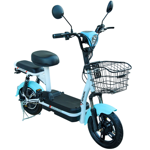 Велосипед с электромотором SPARK COMPACT 14" 48V/400W/12Ah Блакитний