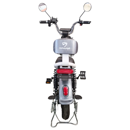 Велосипед з електромотором SPARK ZIPPY 14" 48V/400W/12Ah сірий
