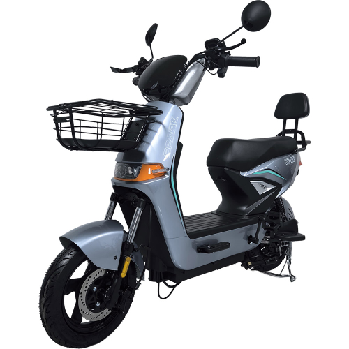 Велосипед з електромотором SPARK FREE 14" 60V/1000W/25Ah срібний