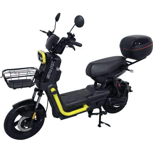 Велосипед з електромотором SPARK BOOST 14" 72V/1200W/25Ah чорний