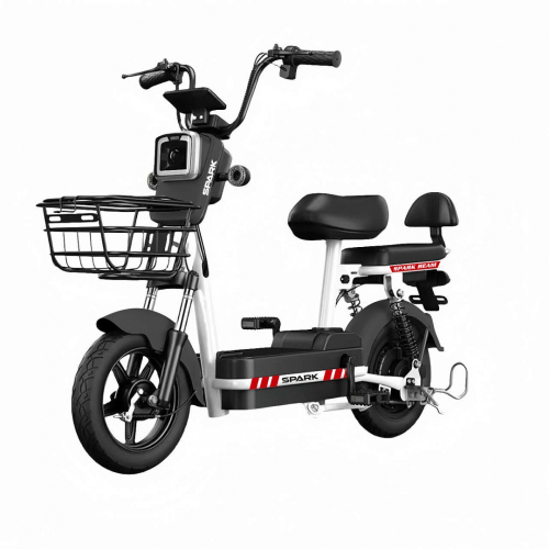 Велосипед з електромотором SPARK BEAM 14" 48V/400W/12Ah чорний