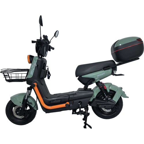 Велосипед з електромотором SPARK BOOST 14" 72V/1200W/25Ah зелена шавлія