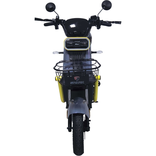 Велосипед з електромотором SPARK BOOST 14" 72V/1200W/25Ah сірий з жовтим