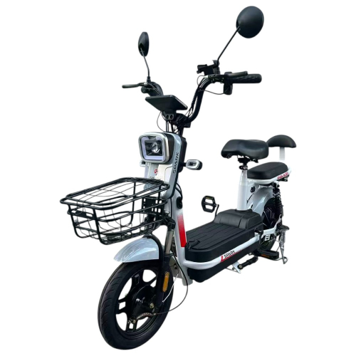 Велосипед з електромотором SPARK BUDDY 14" 48V/500W/12Ah сірий