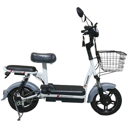 Велосипед з електромотором SPARK COMPACT 14" 48V/400W/12Ah Сірий