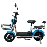 Велосипед з електромотором SPARK BUDDY 14" 48V/500W/12Ah синій