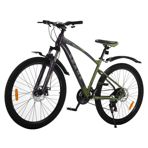Велосипед SPARK BLITZ (колеса - 27,5", сталева рама - 17") фіолетовий з темно-оливковим
