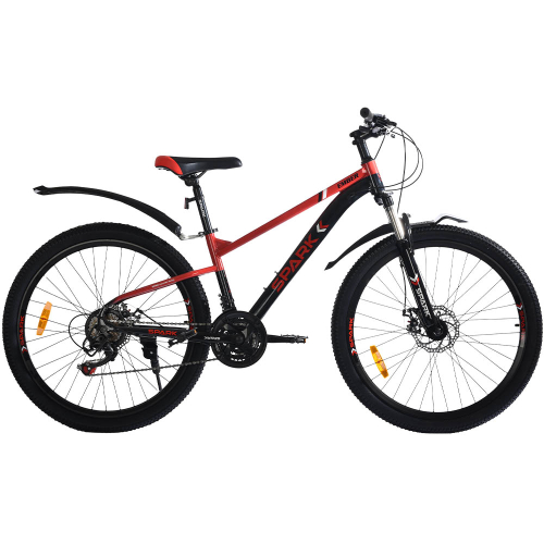 Велосипед SPARK EMBER (колеса – 26", сталева рама – 13") чорний з червоним