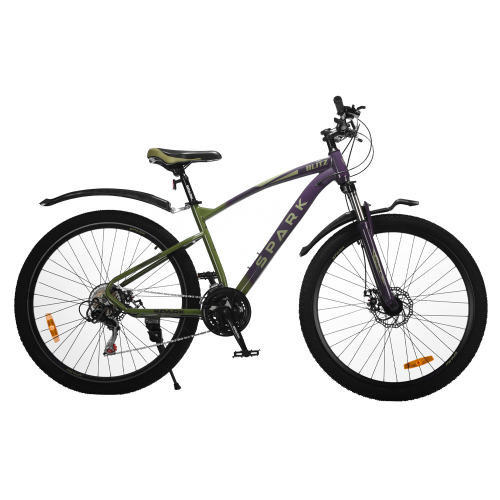 Велосипед SPARK BLITZ (колеса - 27,5", сталева рама - 17") фіолетовий з темно-оливковим