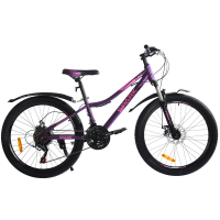 Велосипед SPARK LINK (колеса - 24", сталева рама - 12") фіолетовий