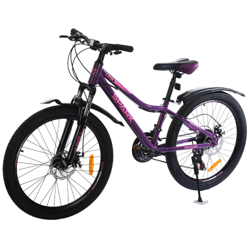 Велосипед SPARK LINK (колеса - 24", сталева рама - 12") фіолетовий Велосипед SPARK LINK (колеса - 24", сталева рама - 12") фіолетовий