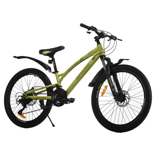 Велосипед SPARK SURF (колеса - 24", сталева рама - 11") салатовий Велосипед SPARK SURF (колеса - 24", сталева рама - 11") салатовий