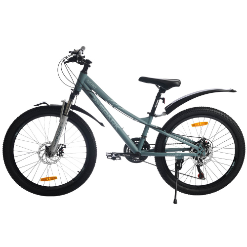 Велосипед SPARK NERO (колеса - 24", сталева рама - 11") темно-бірюзовий