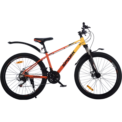 Велосипед SPARK ASTRO (колеса – 26", алюмінієва рама – 15") жовтий з помаранчевим