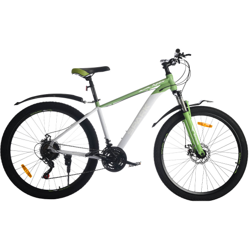 Велосипед SPARK APEX (колеса - 27,5", сталева рама - 17") зелений із світло-сірим