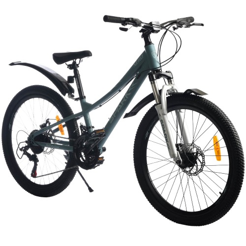 Велосипед SPARK NERO (колеса - 24", сталева рама - 11") темно-бірюзовий