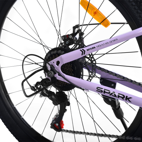 Велосипед SPARK FURY (колеса - 26", сталева рама - 13") бузковий
