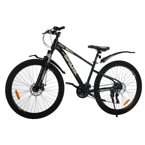 Велосипед SPARK VIBE (колеса – 27,5", сталева рама – 15") темно-зелений