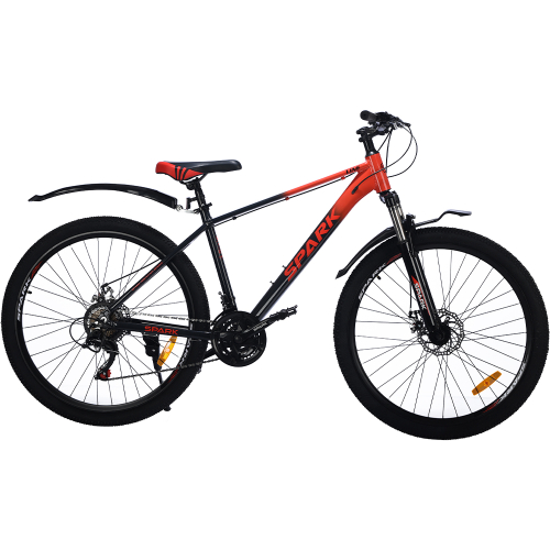 Велосипед SPARK LINE (колеса – 27,5", алюмінієва рама – 17") червоний з чорним