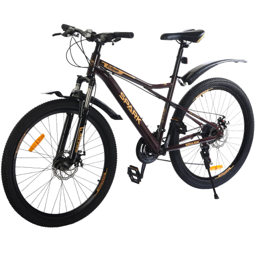 Велосипед SPARK ECLIPSE (колеса - 26", сталева рама - 15") темно-коричневий Велосипед SPARK ECLIPSE (колеса - 26", сталева рама - 15") темно-коричневий
