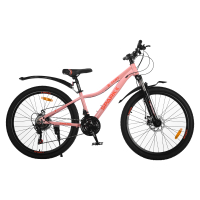 Велосипед SPARK FURY (колеса - 26", сталева рама - 13") персиковий