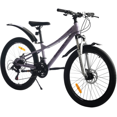 Велосипед SPARK NERO (колеса - 24", сталева рама - 12") світло-бузковий Велосипед SPARK NERO (колеса - 24", сталева рама - 12") світло-бузковий