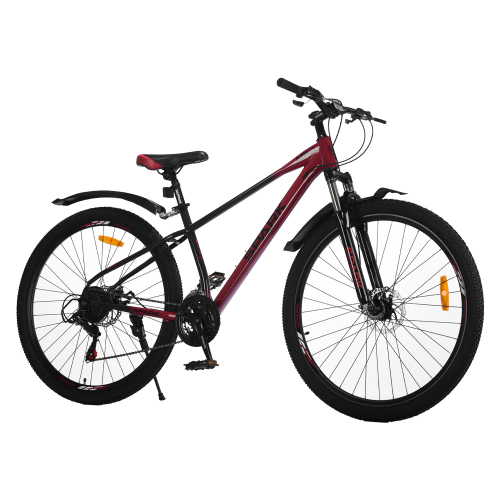Велосипед SPARK NOVA (колеса – 29", сталева рама – 17") вишневий з чорним